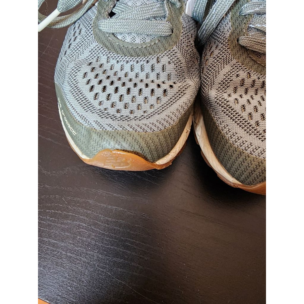 Women's New Balance Fresh Foam Gobi V2 Running Shoes Gray/ Green sz 7.5 - Picture 4 of 10
